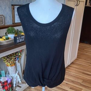 Splendid black cotton knit top. NWT
